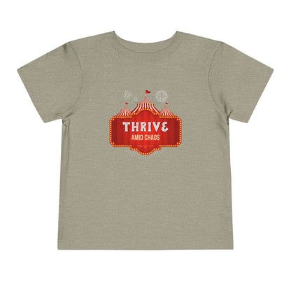Thrive Amid Chaos - Unisex Toddler/Kid - Front  Print on Light & Dark Tees 👕