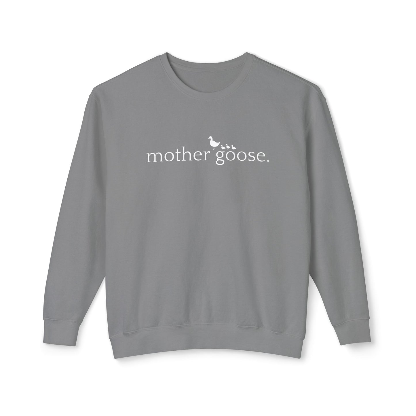 Mother Goose - Unisex - On Dark Lightweight Crewneck Sweatshirt 👕