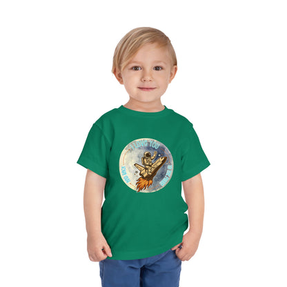 To The Moon - Unisex Toddler/Kid - Front  Print on Light & Dark Tees 👕