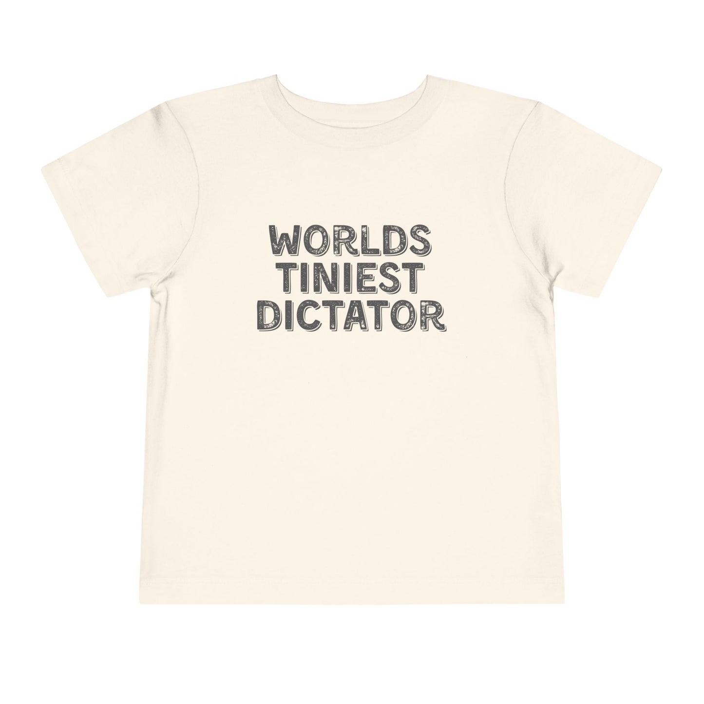 Tiniest Dictator - Unisex Toddler/Kid - Front & Back Print on Light & Dark Tees👕