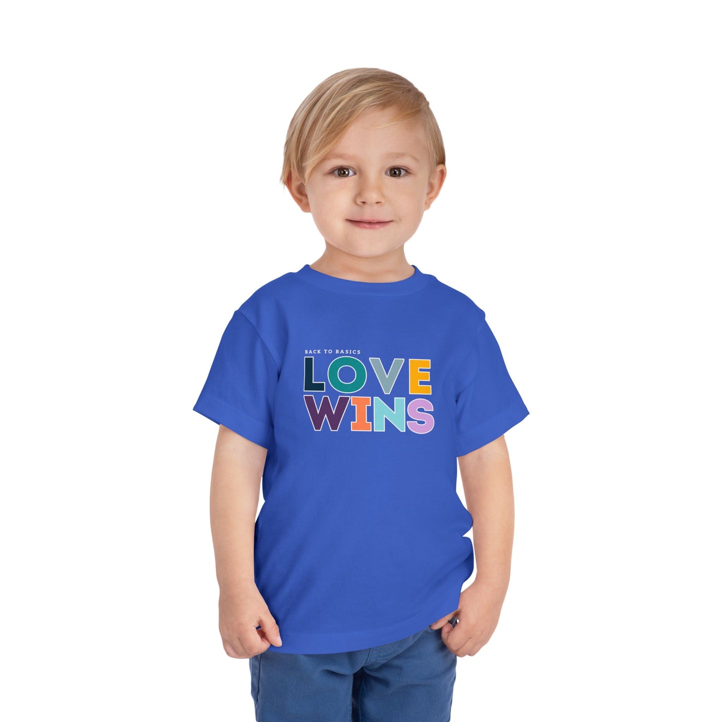 Love Wins - Unisex Toddler/Kid - Front Print on Light & Dark Tees👕