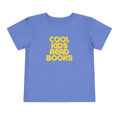 Cool Kids Read Books - Unisex Toddler/Kid - Front Print on Light & Dark Tees👕