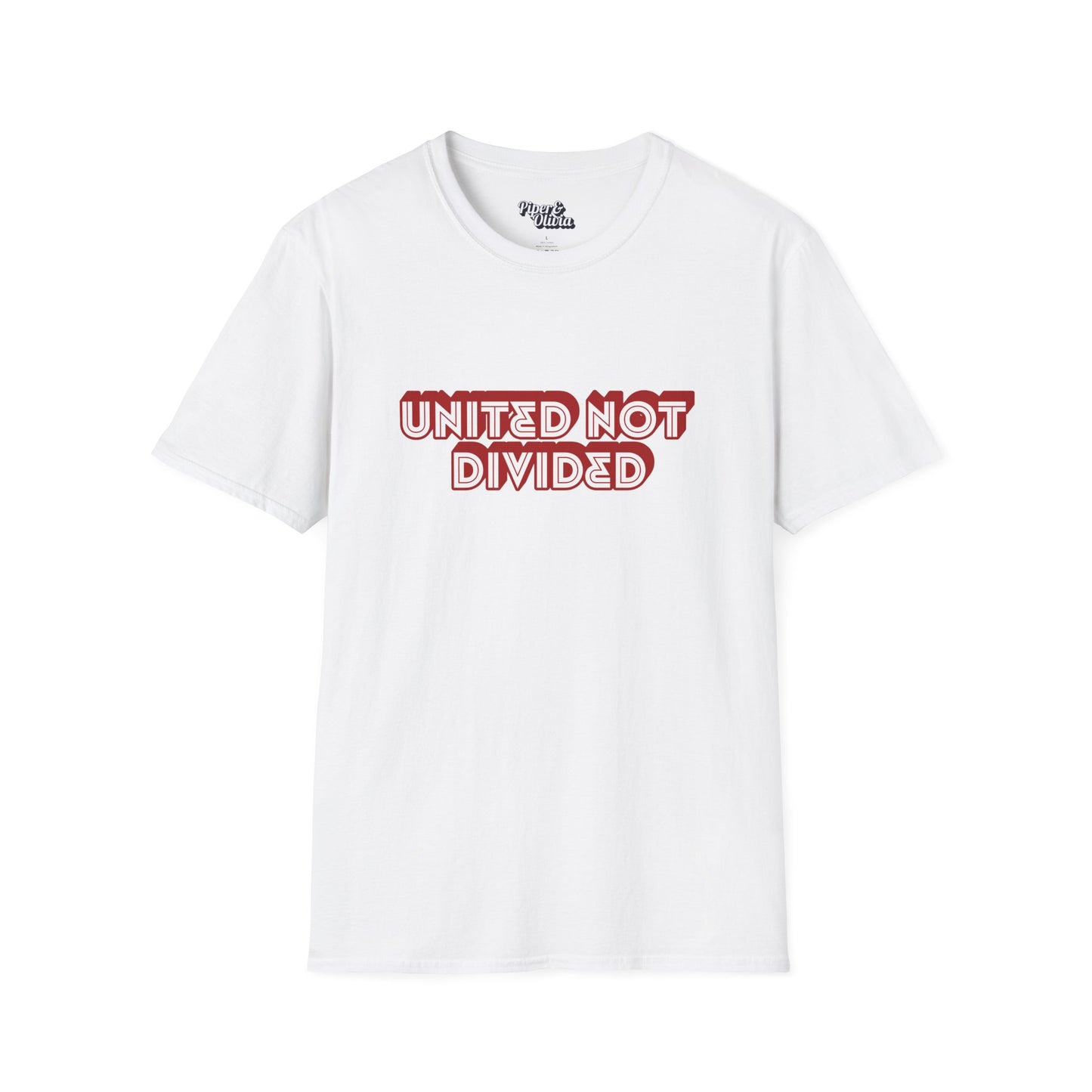 United Not Divided - Unisex - On Dark and Light Colored Tee👕