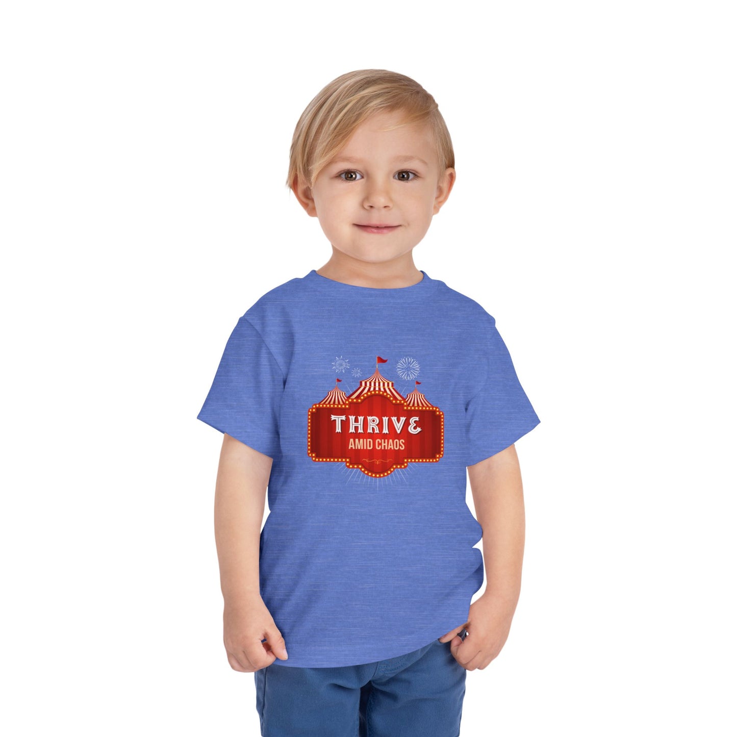 Thrive Amid Chaos - Unisex Toddler/Kid - Front  Print on Light & Dark Tees 👕