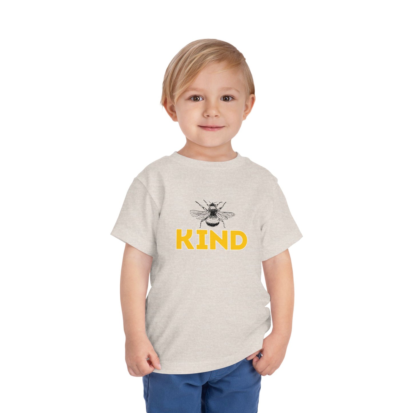 Bee Kind - Unisex Toddler/Kid - Front Print on Light & Dark Tees👕