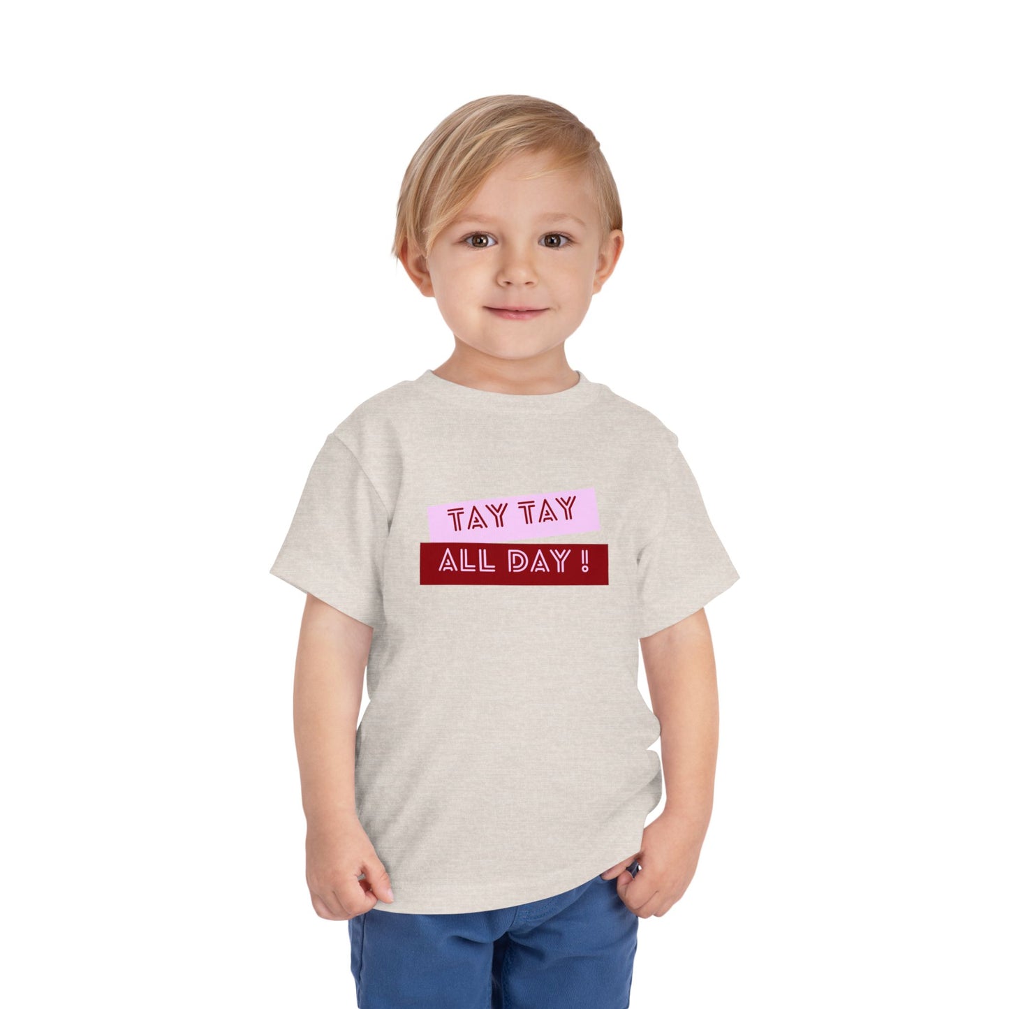 Tay Tay All Day - Unisex Toddler/Kid - Front Print on Light & Dark Tees👕