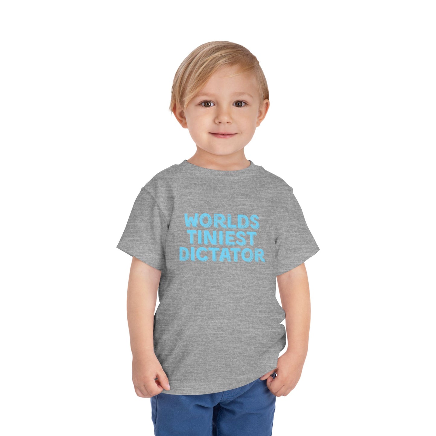 Tiniest Dictator - Unisex Toddler/Kid - Front & Back Print on Light & Dark Tees👕