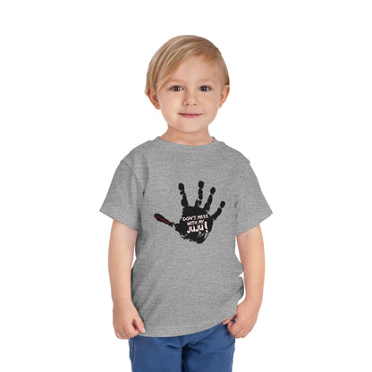 Mess With My Juju - Unisex Toddler/Kid - Front  Print on Light & Dark Tees 👕