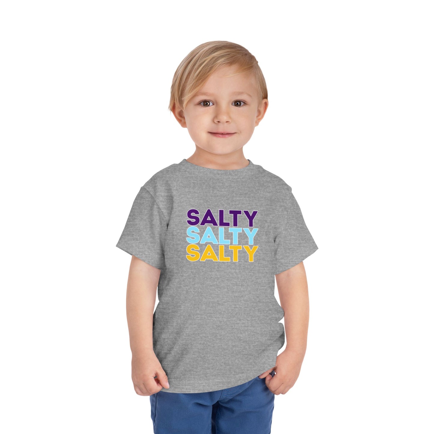Salty Lil' Stinker - Unisex Toddler/Kid  - Front & Back Print on Light & Dark Tees👕