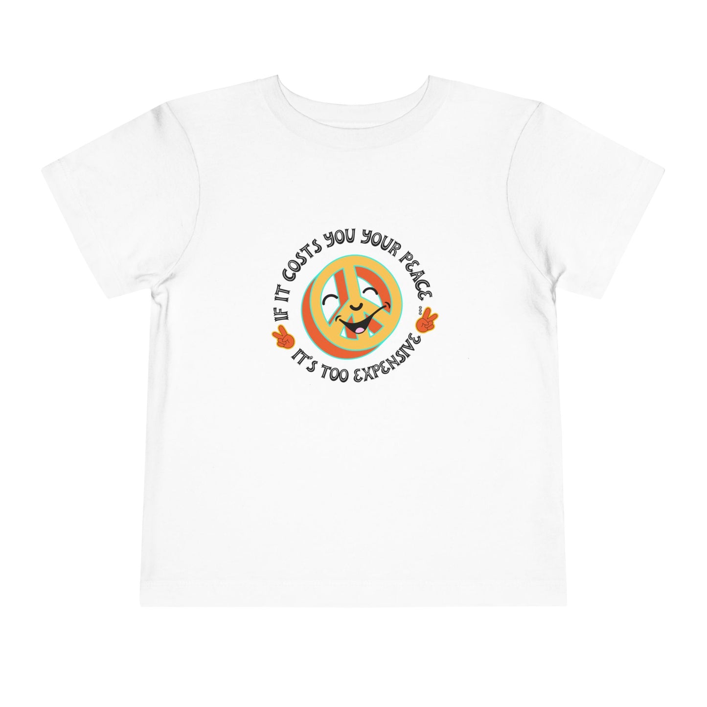Too Expensive - Unisex Toddler/Kid - Front  Print on Light & Dark Tees 👕