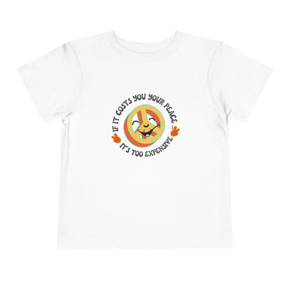 Too Expensive - Unisex Toddler/Kid - Front  Print on Light & Dark Tees 👕