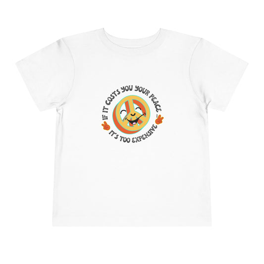 Too Expensive - Unisex Toddler/Kid - Front  Print on Light & Dark Tees 👕