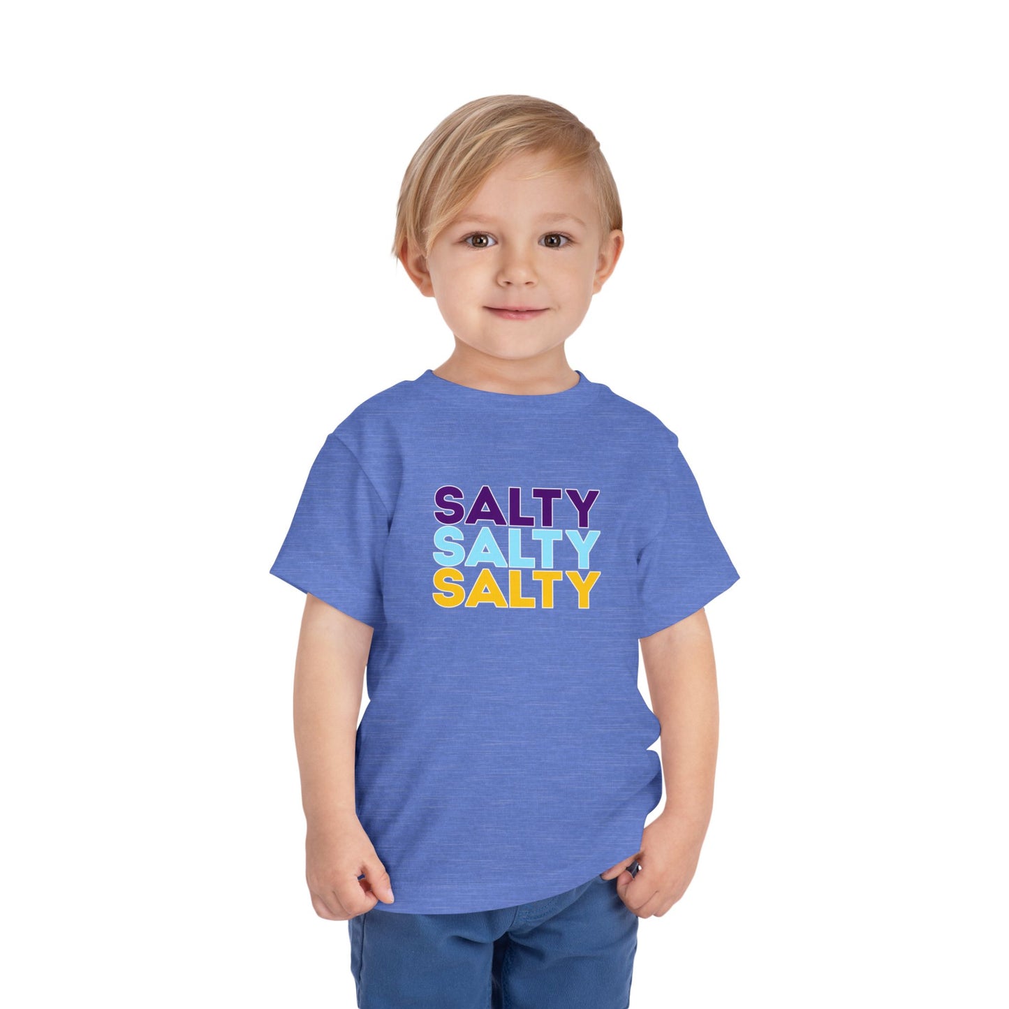 Salty Lil' Stinker - Unisex Toddler/Kid  - Front & Back Print on Light & Dark Tees👕