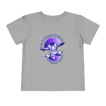 Patience Tester - Toddler Unisex - Front Print on Light & Dark Tees👕