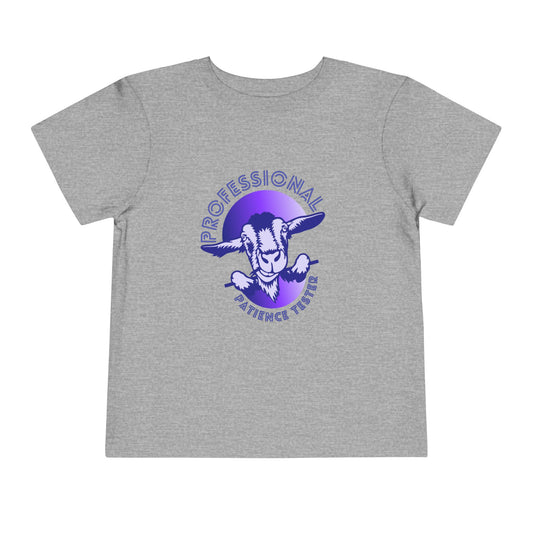 Patience Tester - Toddler Unisex - Front Print on Light & Dark Tees👕