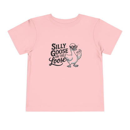 Loose Silly Goose - Toddler Unisex - Front Print on Light & Dark Tees👕