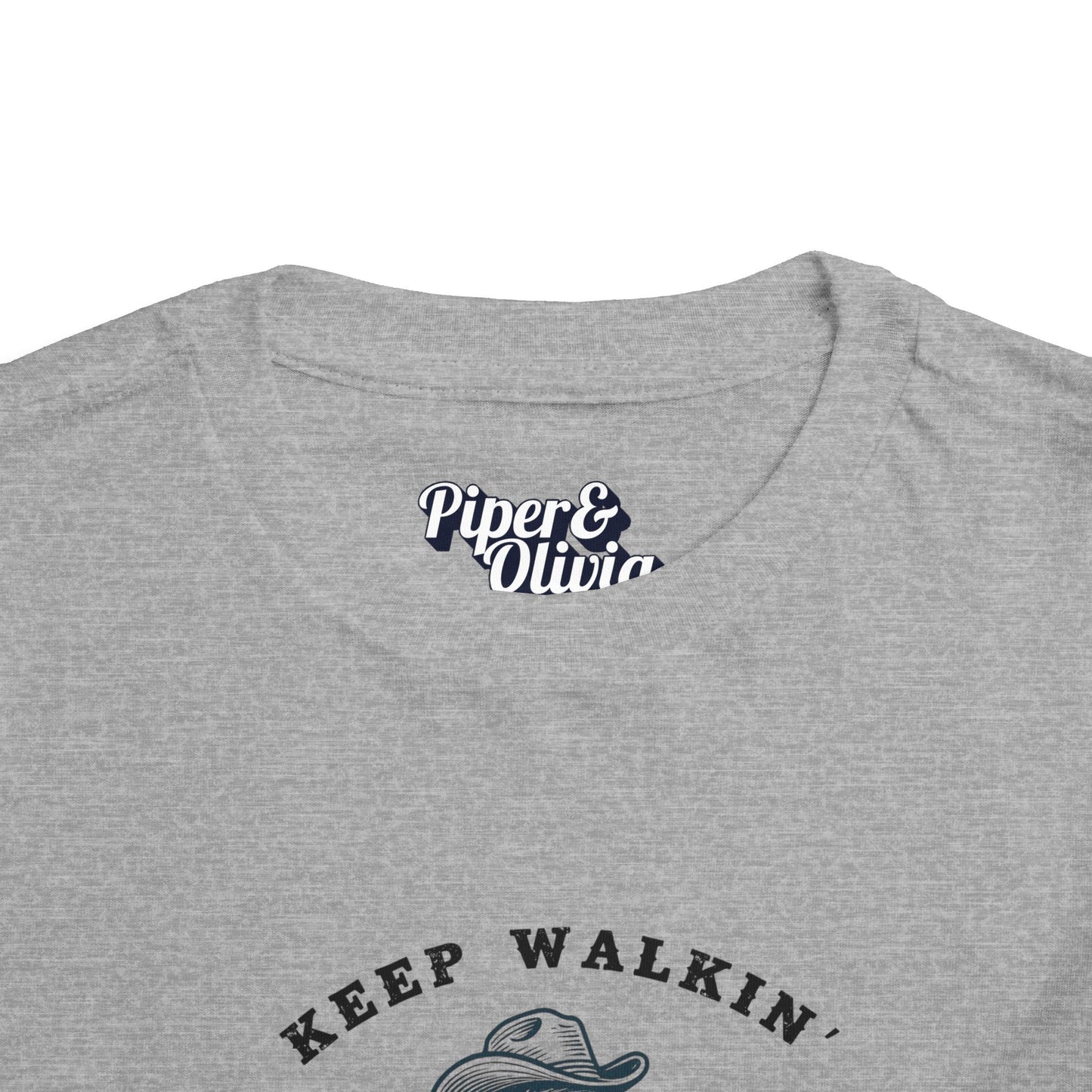 Keep Walkin Cowboy - Unisex Toddler/Kid - Front Print on Light & Dark Tees👕