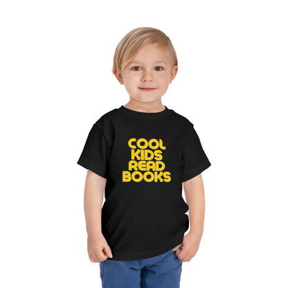 Cool Kids Read Books - Unisex Toddler/Kid - Front Print on Light & Dark Tees👕