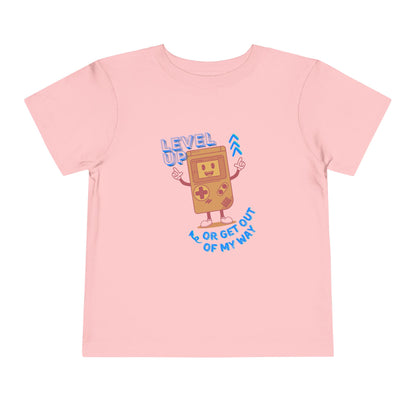 Level Up - Unisex Toddler/Kid - Front  Print on Light & Dark Tees 👕