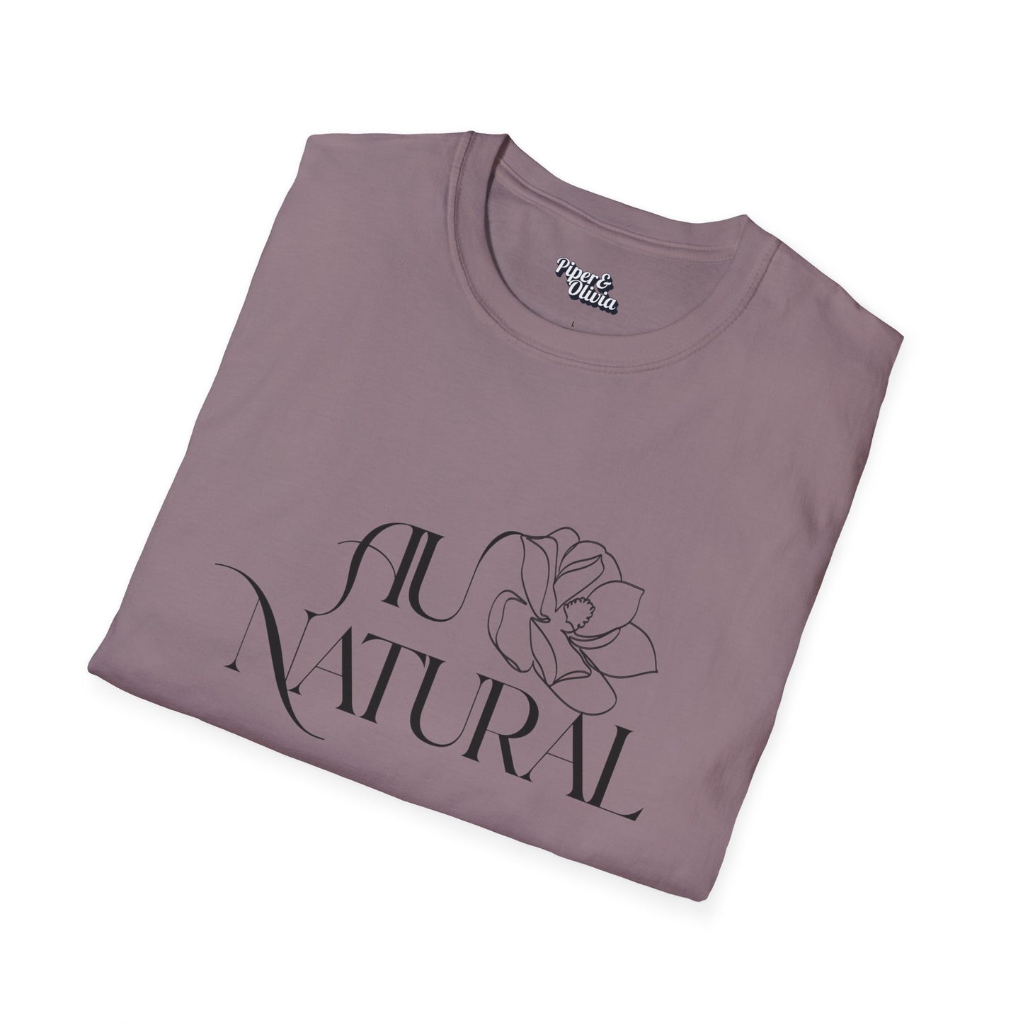 Au Natural - Unisex - On Dark and Light Colored Tee👕