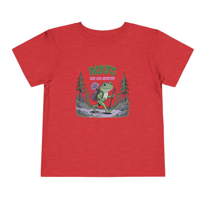 Nature Hits Different - Unisex Toddler/Kid - Front  Print on Light & Dark Tees 👕