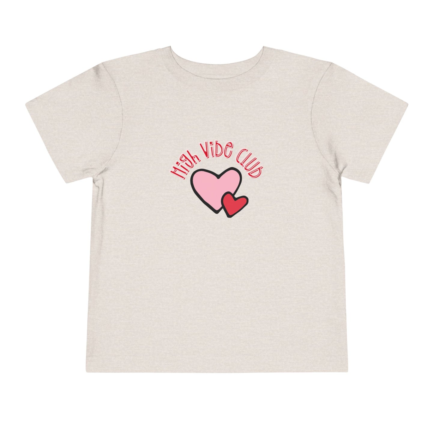 High Vibe Club - Toddler Unisex - Front and Back Print on Light & Dark Tees👕