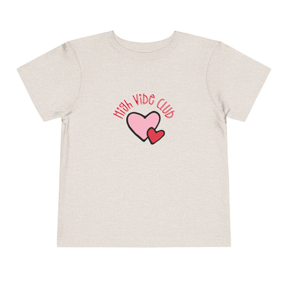 High Vibe Club - Toddler Unisex - Front and Back Print on Light & Dark Tees👕