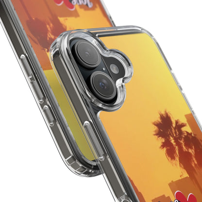 Love 4 Los Angeles  - Phone Case - Clear Cases with Sunset Design📱
