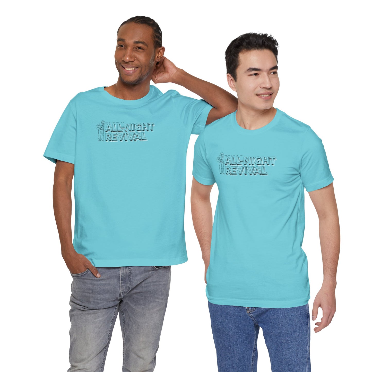 All Night Revival - Unisex Fit - Dark & Light Tees 👕
