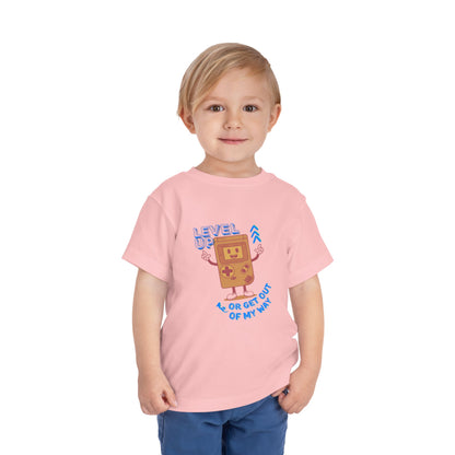 Level Up - Unisex Toddler/Kid - Front  Print on Light & Dark Tees 👕