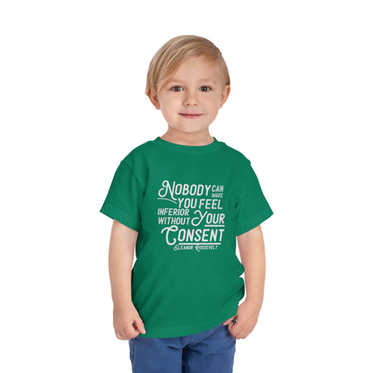 Inferior Without Consent - Toddler Unisex - Front Print on Light & Dark Tees👕