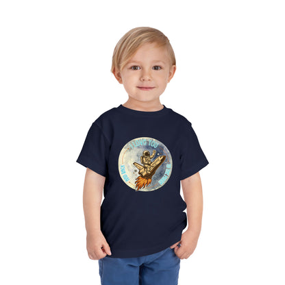 To The Moon - Unisex Toddler/Kid - Front  Print on Light & Dark Tees 👕