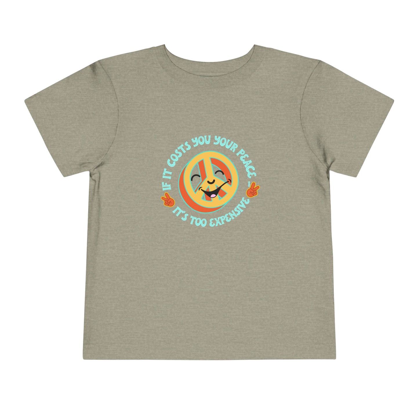 Too Expensive - Unisex Toddler/Kid - Front  Print on Light & Dark Tees 👕