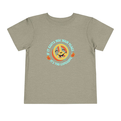 Too Expensive - Unisex Toddler/Kid - Front  Print on Light & Dark Tees 👕