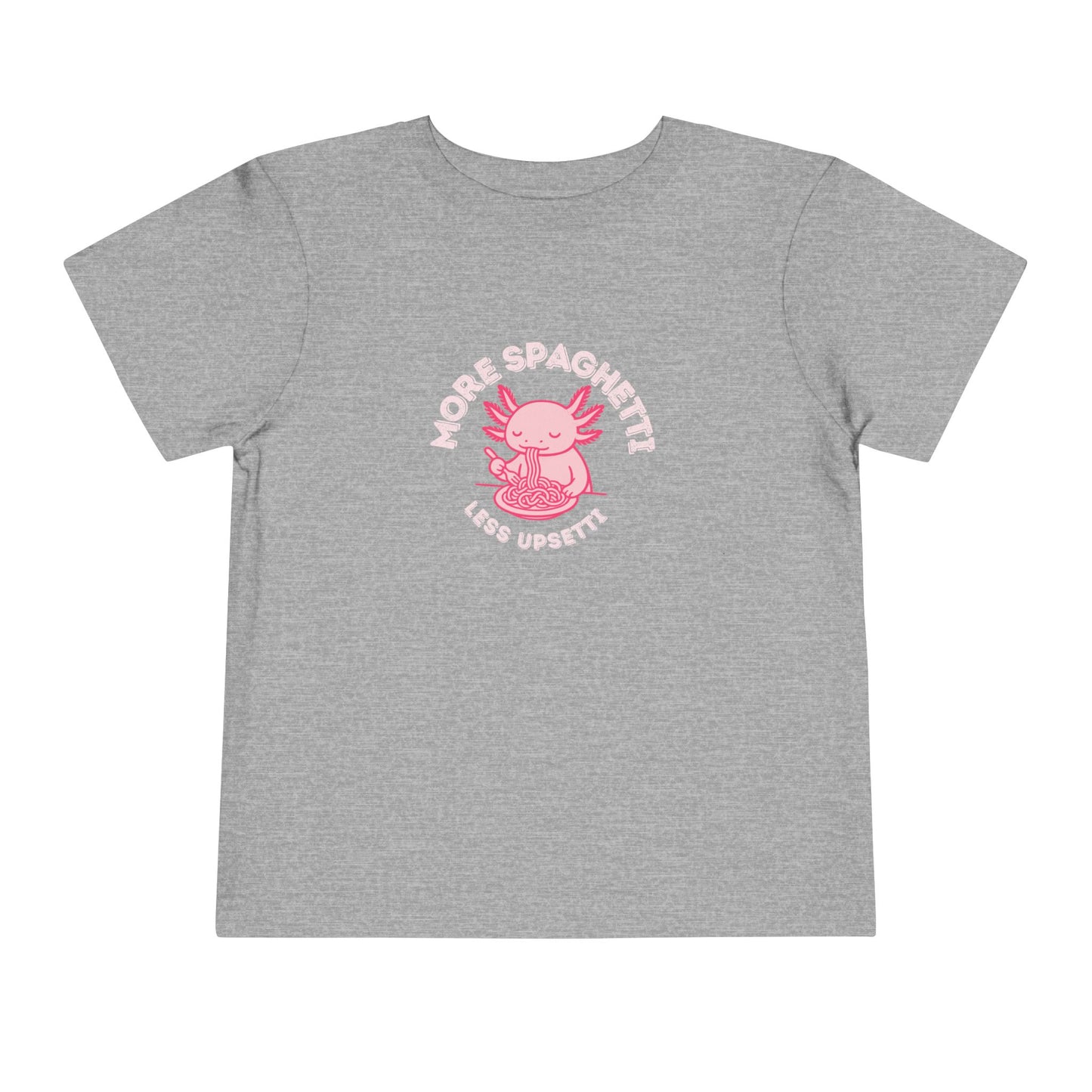 More Spaghetti - Unisex Toddler/Kid - Front Print on Light & Dark Tees👕