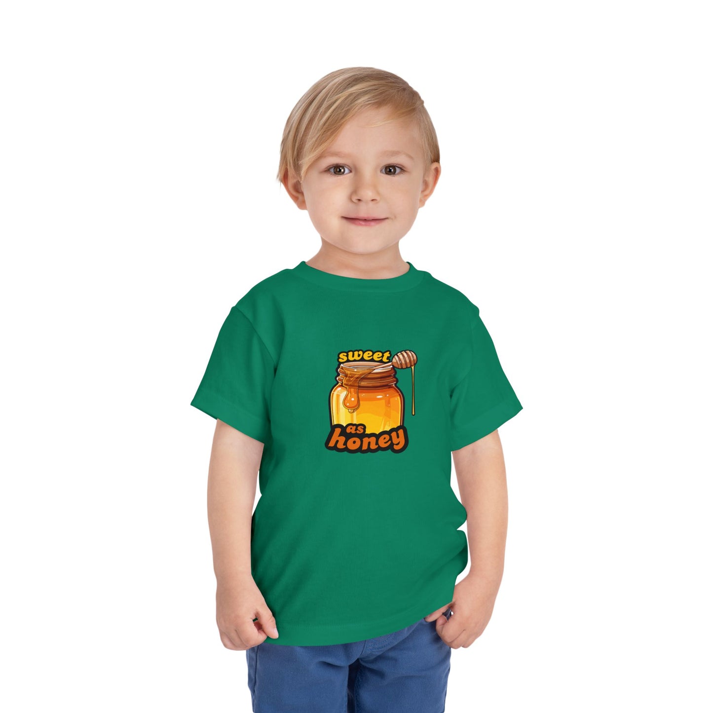 Sweet As Honey - Unisex Toddler/Kid - Front Print on Light & Dark Tees👕