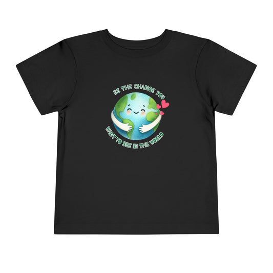 Be The Change - Unisex Toddler/Kid - Front Print on Light & Dark Tees👕