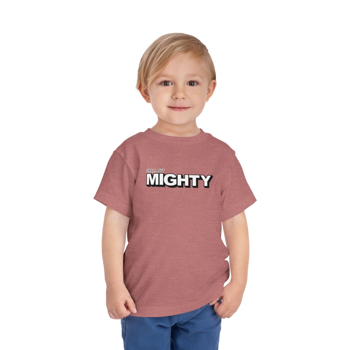 Small But Mighty - Unisex Toddler/Kid - Front Print on Light & Dark Tees👕