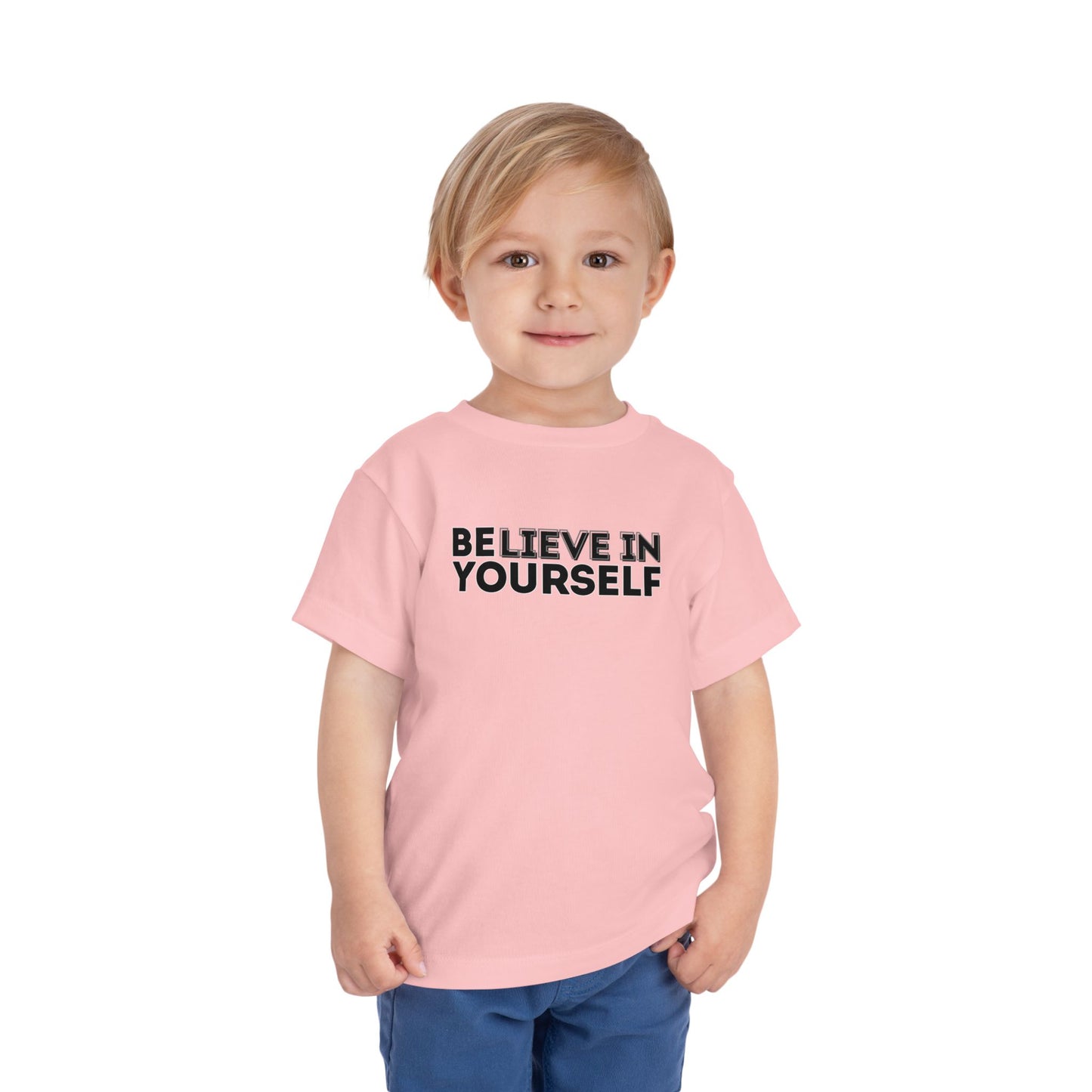 Believe In Yourself - Unisex Toddler/Kid - Front Print on Light & Dark Tees👕