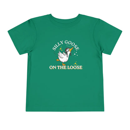 Silly Goose - Unisex Toddler/Kid - Front Print on Light & Dark Tees 👕
