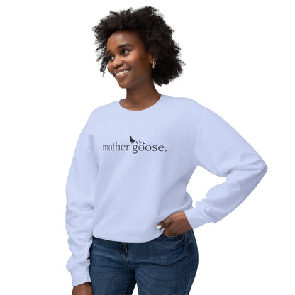 Mother Goose - Unisex - On Dark Lightweight Crewneck Sweatshirt 👕