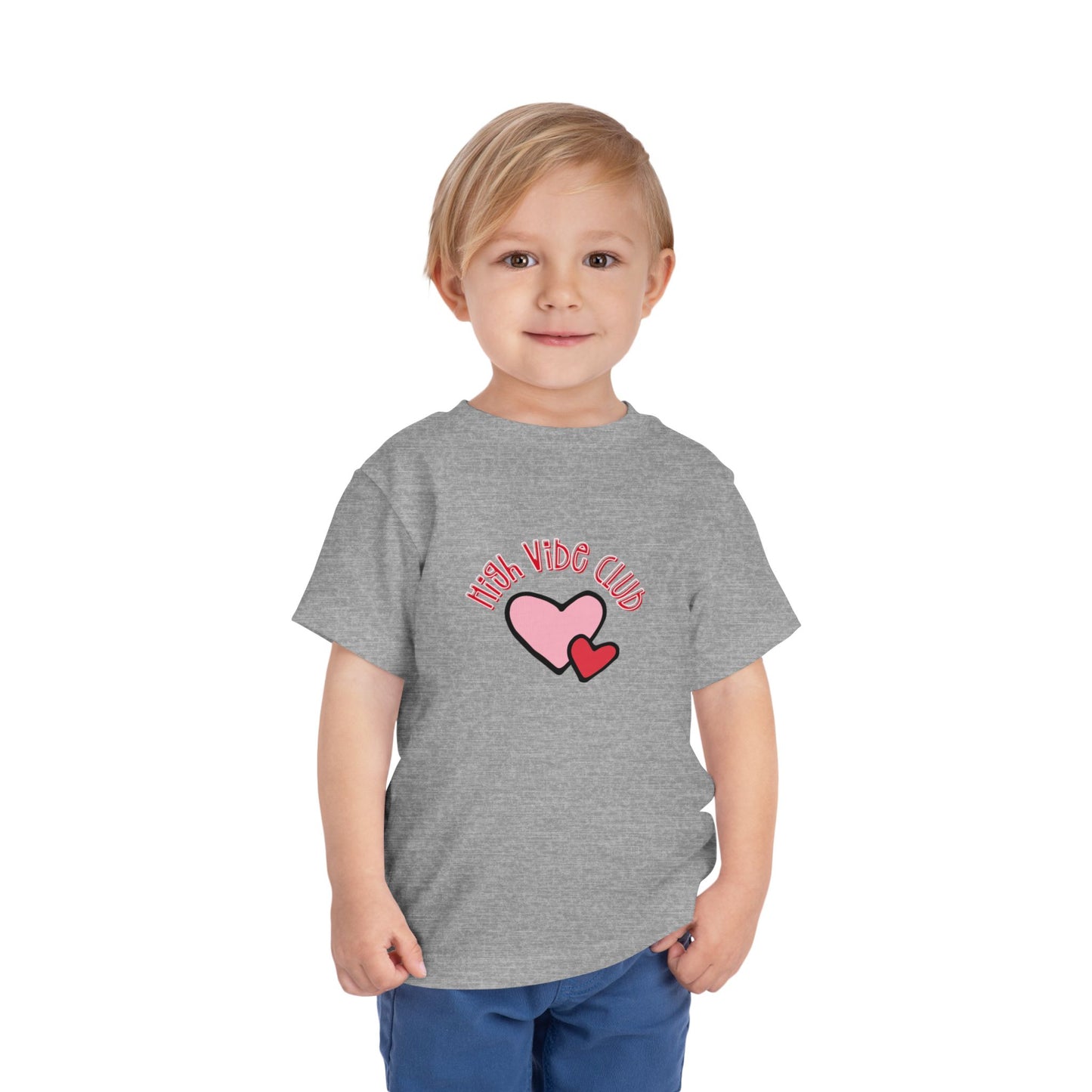 High Vibe Club - Toddler Unisex - Front and Back Print on Light & Dark Tees👕
