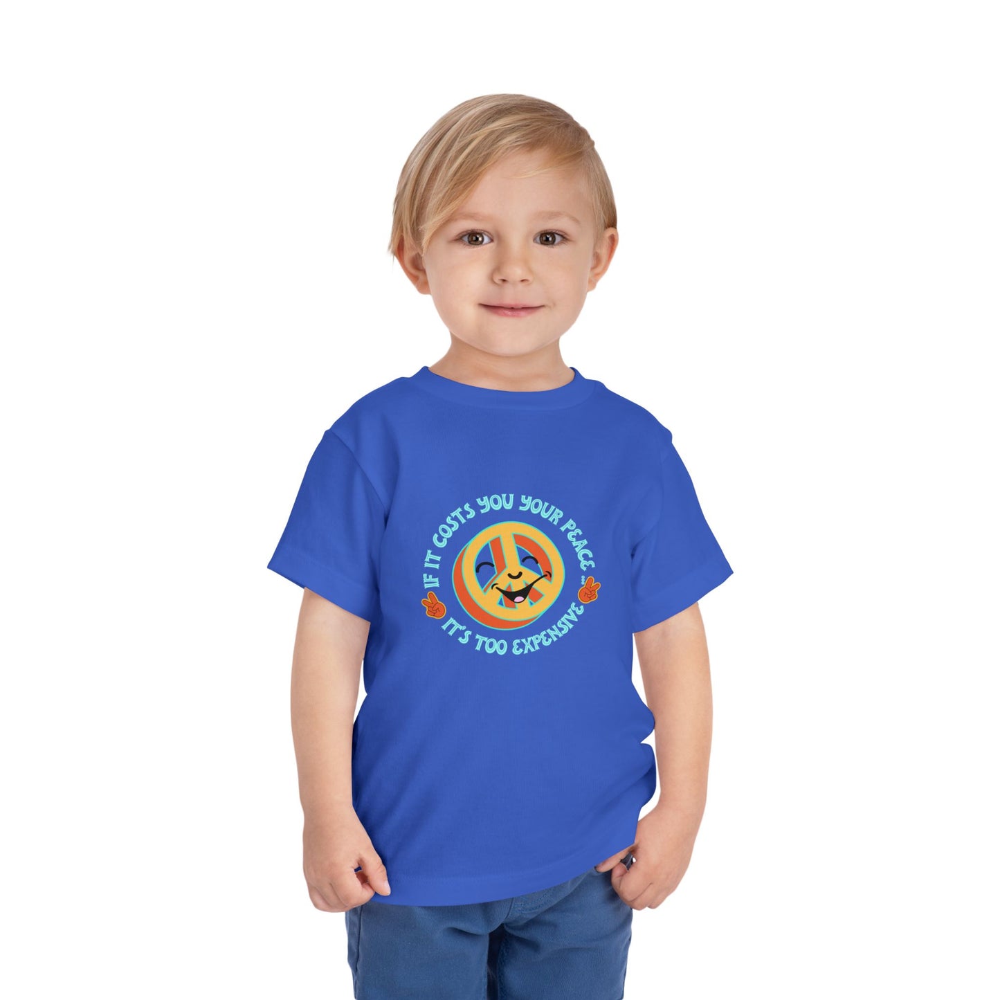 Too Expensive - Unisex Toddler/Kid - Front  Print on Light & Dark Tees 👕