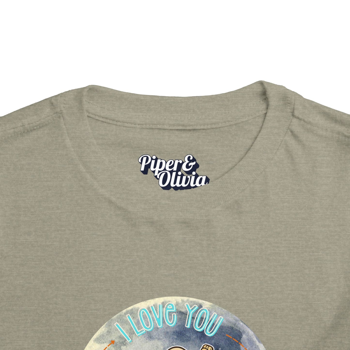 To The Moon - Unisex Toddler/Kid - Front  Print on Light & Dark Tees 👕