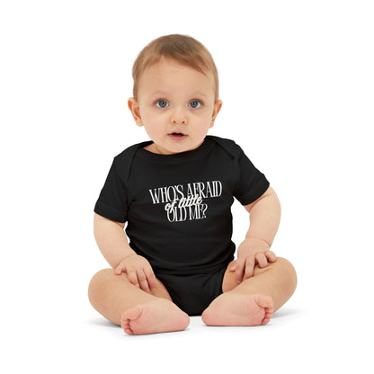 Little Old Me - Unisex Baby - Front & Back Print on Light & Dark Onsies👕