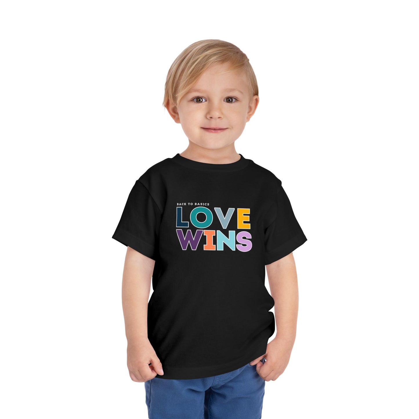 Love Wins - Unisex Toddler/Kid - Front Print on Light & Dark Tees👕
