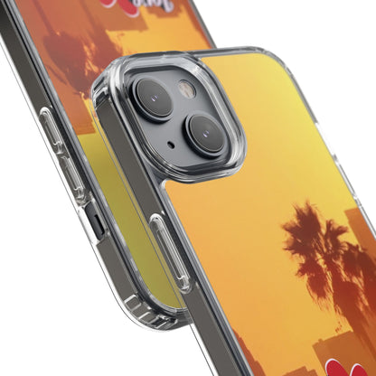 Love 4 Los Angeles  - Phone Case - Clear Cases with Sunset Design📱