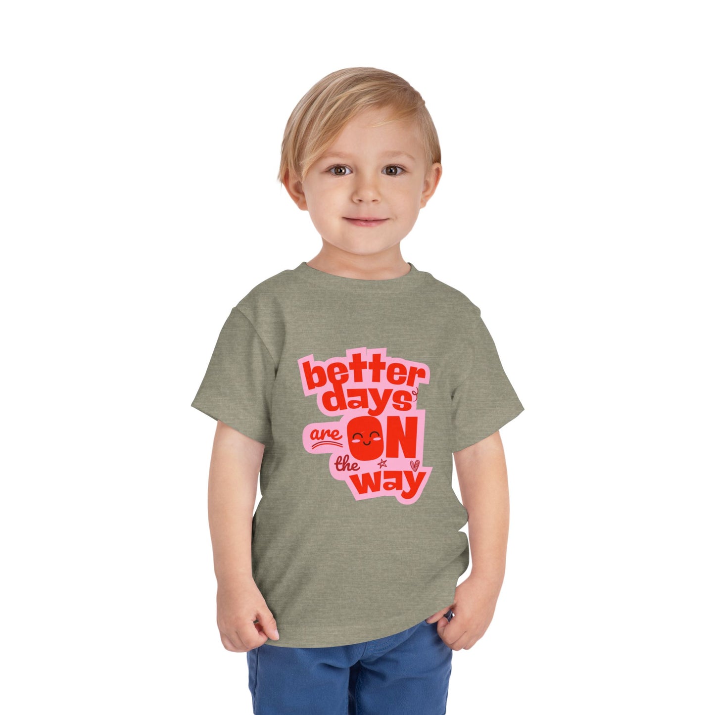 Better Days - Unisex Toddler/Kid - Front  Print on Light & Dark Tees 👕