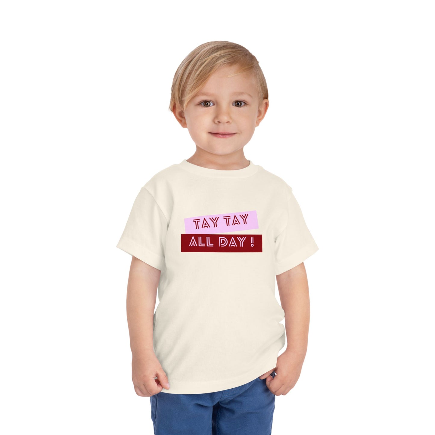 Tay Tay All Day - Unisex Toddler/Kid - Front Print on Light & Dark Tees👕