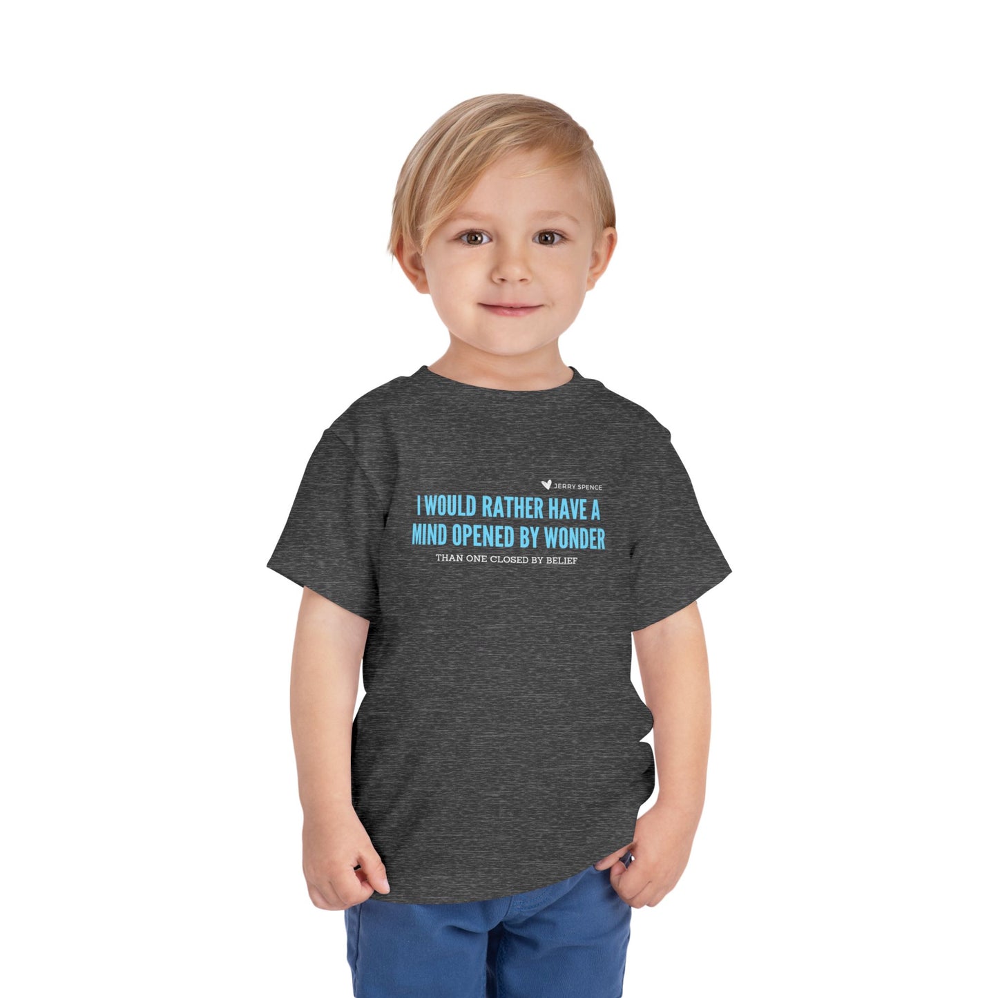 Mind Opened By Wonder - Unisex Toddler/Kid - Front Print on Light & Dark Tees👕